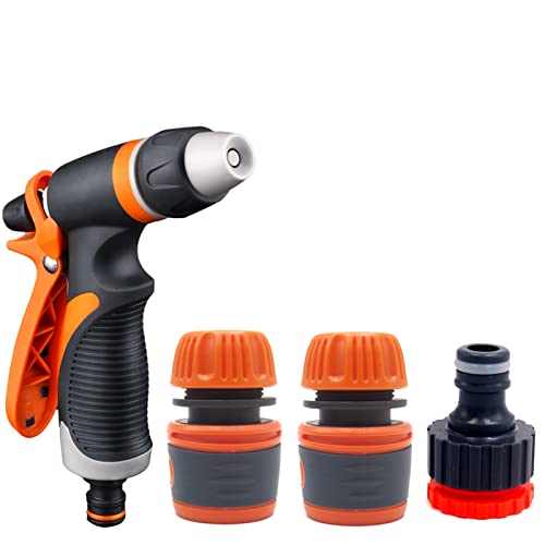 Dampfreiniger Gartenwäsche Reiniger Hochdruck Auto- und Schlauchdüsenwaschanlage Wassersprühpistole Weicher Griff Kunststoff BB-2214A ABS (Color : D)