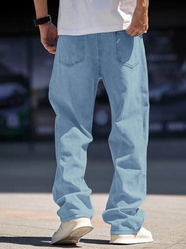 Image of Noble Monk Men's Denim Jeans | Stylish Casual Wear | Stretchable Cotton Trousers | Comfortable Everyday Pants | Travel, Outdoor & Streetwear