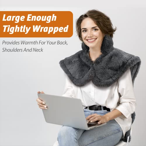 Heating Pad For Neck And Shoulders, Nalax Jade Heating Pad For Back Pain Relief, Electric Extra Large Heated Wrap With Adjustable Straps, Back Heating Pad With Auto Shut Off,103-159°F,Mother's Day #TOP1