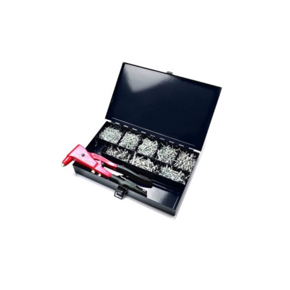Set mit 1000 Nieten mit Zange GO9800 – schnelle und praktische Befestigung D-Work