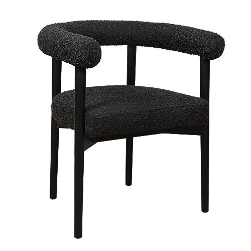 Tov Furniture Spara Black Performance Boucle Dining Chair