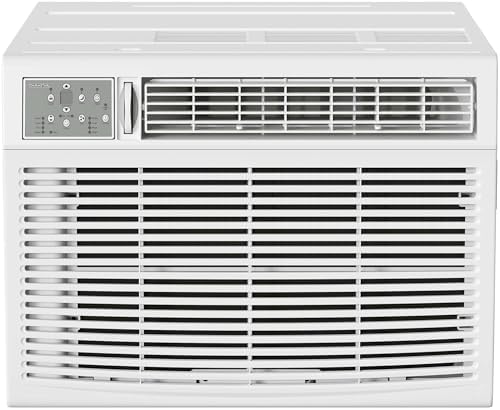 Durastar DRWHC182XNA1 18,800 BTU 230V Window Air Conditioner with 16000 BTU Supplemental Heating and Remote Control - White