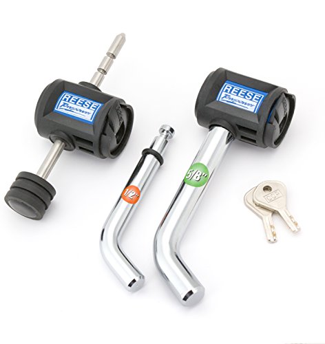 Reese Towpower 7054530 Ez Access Ii Stainless Steel Class I-Iv Dual Bent Pin Receiver And Coupler Lock (5/8" And 1/2") #TOP13