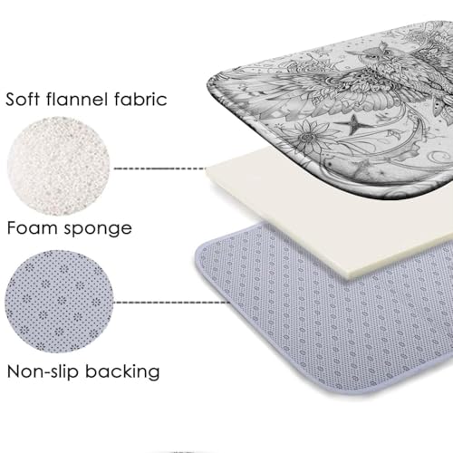 Tapis de bain mousse mémoire de forme pour sortie de douche