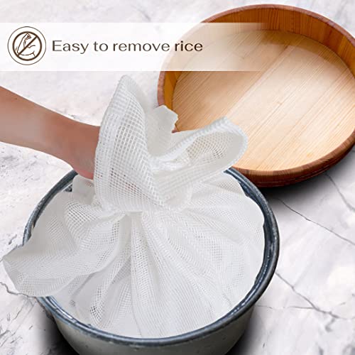 Rice Net Sushi Rice Cooking Net Rice Cooker Polyester Napkin Reusable Made In Japan (M Size (30"X30")) #TOP3