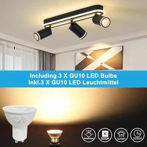 Applique murale 3000K Blanc Chaud spot orientable cuisine - 5