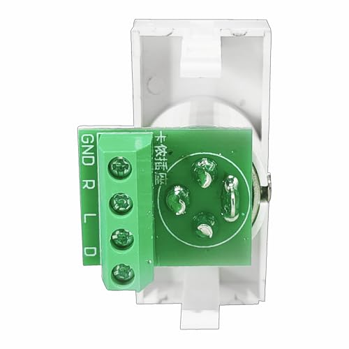 Image of MX 3-Pin Male XLR Wall Plate | 1-Module Modular Socket 22.5x45mm | White | Audio, Microphone, Studio, PA, Professional AV, Sound System, Mixer, Recording, Broadcast, Stage