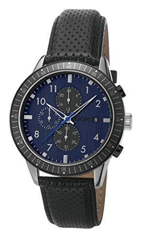 Preisvergleich Produktbild Joop! Herren Chronograph Quarz Uhr mit Leder Armband JP101881003
