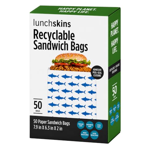 Paper Sealable Sandwich Bags, 50ct
