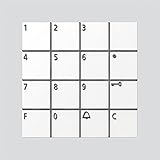 Verpackungsgewicht : 239 g Siedle 4818800 Codeschlossmodul, COM 611-02 W, weiß