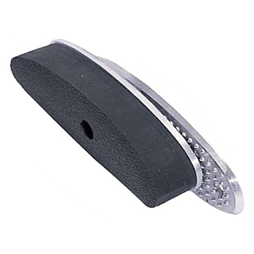 Bisley Adjustable Buttplate Recoil Pad Rubber Alloy by Bisley