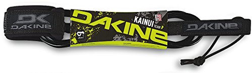 Dakine Kainui Team Surfboard Leash, Irons Black, 7-Feet x 1/4-Inch