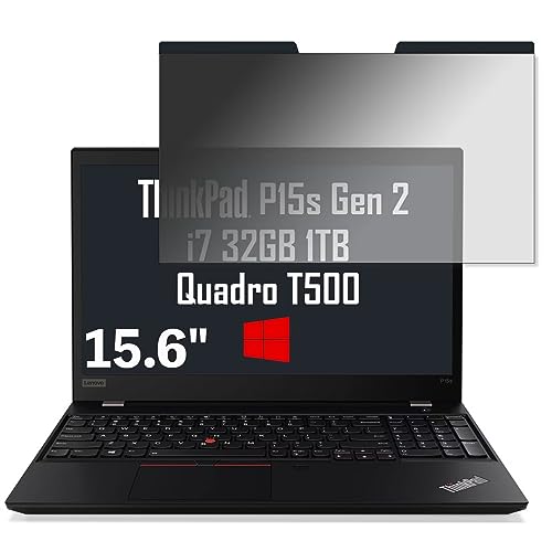Lenovo ThinkPad P15s Gen 2 15.6�C���` 16:9 �Ή� �}�O�l�b�g�� �`�����h�~�t�B���^�[ �v���C�o�V�[�t�B���^�[ �u���[���C�g�J�b�g �p�\�R�� PC �t���ی�t�B���� ���ʎg�p�\ ���˖h�~ ���E�ȒP �ی�V�[�g