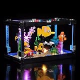 HUHUJIA LEDライトキット LEGO-31122 魚飼育用の水槽対応 - 水槽 31122 組み立てモデルに対応 (モデルセットは含まれていません)
