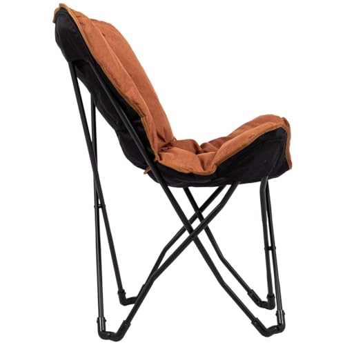 Bo-Camp Schmetterling Stuhl Himrod Camping Garten Lounge Stuhl Sessel Klappstuhl Clay
