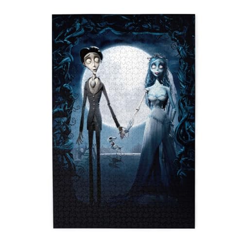 映画ポスター ティム・バートンのコープスブライド1 ジグソーパズル 木製パズル 部屋の飾り パズルのおもちゃ パズル 娯楽 大人 ストレス解消 初心者 子供 大人のおもちゃ ゲーム 壁掛け ギフト 1000ピース
