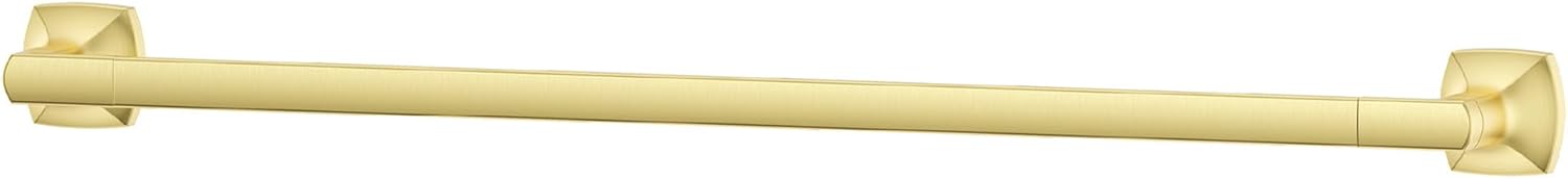 Pfister Vaneri Bath Towel Bar for Bathroom, 24-Inch, Wall-Mounted, Screw-in, Brushed Gold Finish, BTBVRI2BG