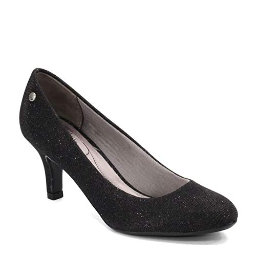 LifeStride womens Parigi pumps shoes, Black Shiny Spots, 7 US