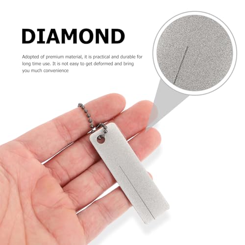 Miniatura 7 de Osaladi Piedra De Afilar De Diamante Portátil Mini Para Cuchillos Y Herramientas Al Aire Libre Afilador Compacto De 2 Piezas Para Uso