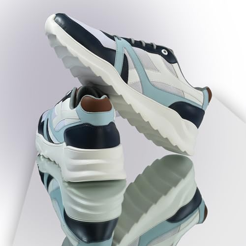 Image of Cruiser Mens Trainers Fashion Chunky Shoes| Lightweight Comfy Breathable Gym Sneakers | Walk Tall in Comfort - Block Heels for Day to Night |Comfortable Sports Footwear Casual (Dexter)
