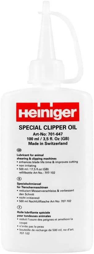 Heiniger Special Clipper OIL, 100 ML, Made in Switzerland