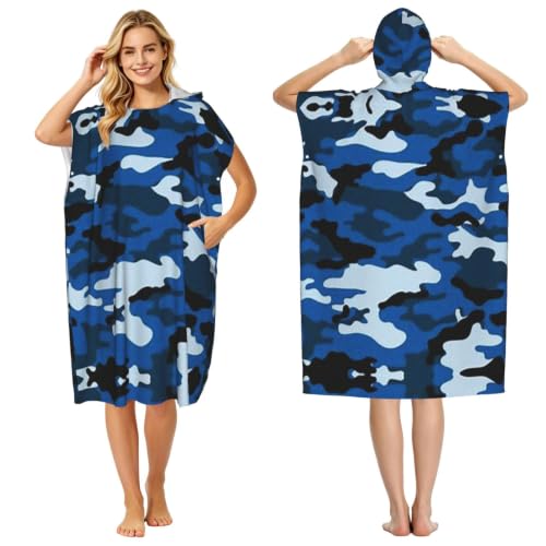 Poncho de surf été en microfibre pour se changer à la plage