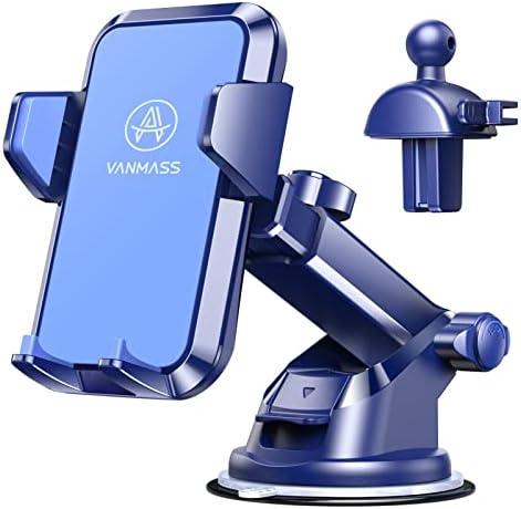 VANMASS Car Phone Holder PRO [Valentine Gifts for Her] Universal Mobile Phone Holder for Car Dashboard Windscreen Vent, Car Phone Mount Stand Cradle for iPhone 14 13 12 11 Pro Max Samsung Xiaomi,Pink