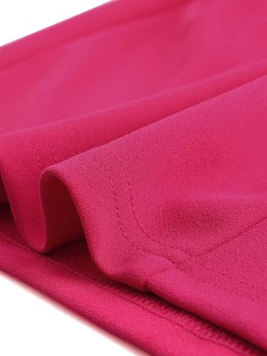 Image of Allegra K Sheath Dress for Women's Wrap V Neck Business Office Belt Sleeveless Pencil Dress