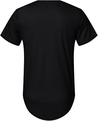BELLA + CANVAS Fast Fashion Jersey Curved Hem Tee 2XL Black