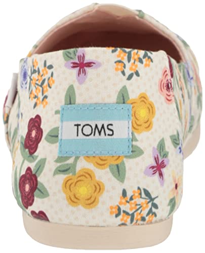 Toms Women's Alpargata 3.0 Loafer Flat, White Autumn Floral, 8 #TOP2