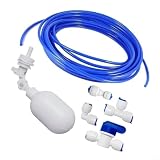 HOHOVYVY 1/4 Pollici Set Valvola a Galleggiante Per Filtro Acqua RO,Tubo da