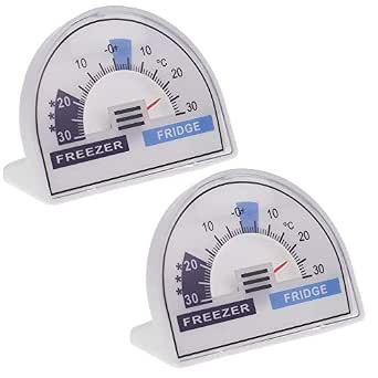 Thermometer World 2 Pack Fridge Freezer Thermometer Dial
