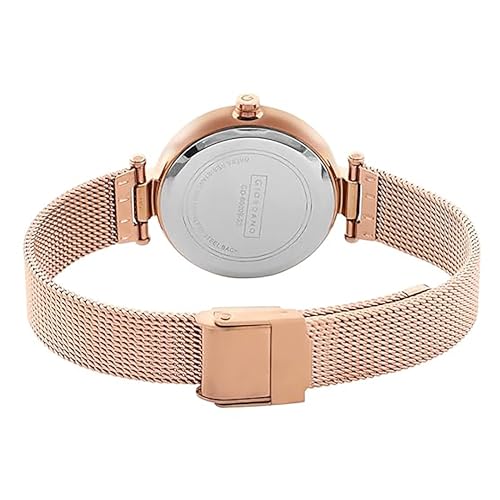 Giordano-Analog-Watch-for-Women-Water-Resistant-Fashion-Watch-Round-Shape-with-3-Hand-Mechanism-with-Mesh-Metal-Band-Wrist-Watch-to-Compliment-Your-LookIdeal-Gift-for-Female-GD-60009