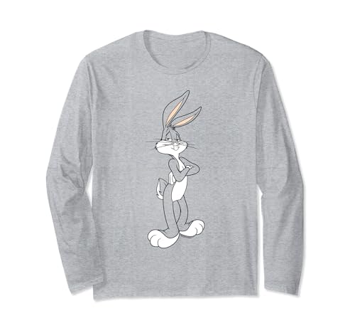 Image of Looney Tunes Bugs Bunny Cross Arms Pose Long Sleeve T-Shirt