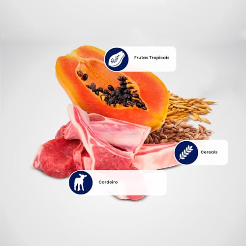 Farmina N&D Tropical para Cães Adultos de Raças Mini e Pequenas Sabor Cordeiro, Cereais e Frutas Tro