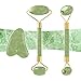 jade roller for face, for Women with, gua sha, By SMARTRSKIN- Rejuvenate Face Neck And Eyes by Double Sided Skin Tightening massager Therapy - Natural Skincare Anti Aging Facial Treatment - Green