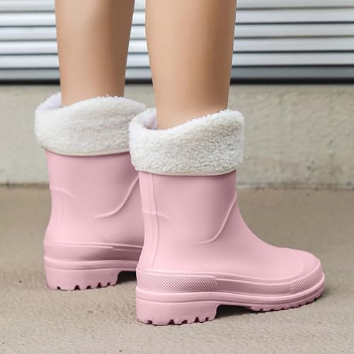 Botas de lluvia cómodas para el uso diario invernal de la mujer urbana 3