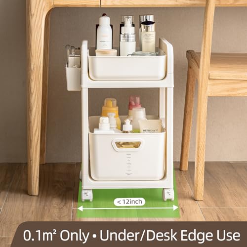 Rolling Makeup Organizer Cart with Removable Drawer,Storage Cart for Vanity by SDLP - Image 3