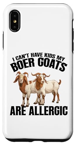 iPhone XS Max Boer Goat Farmer Goat Owner Stuffed Animal Costume Boer Goat Case