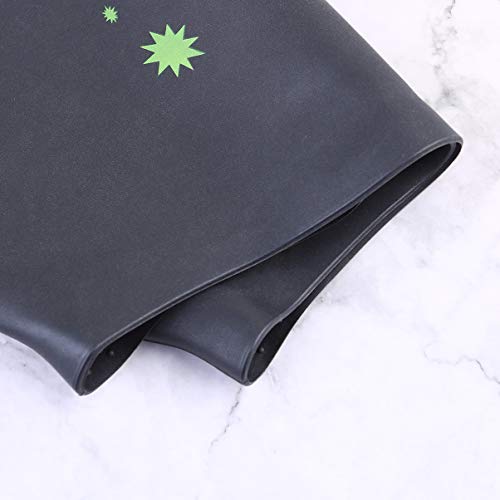 Boné de natação PRETYZOOM longo de silicone para natação, piscina, água, touca de banho e proteção d