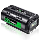 DTK 6.0Ah Replacement for Ryobi 40V Battery OP4050A, 40V Lithium Ion Battery OP4050A OP4040 OP4026 O
