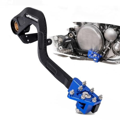 JFG RACING Dirt Bike Rear Brake Foot Pedal for DRZ400/DRZ400S/DRZ400E,Blue