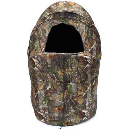 One Man Chair Blind Pop Up Camo Hide Wildlife Photography Hunting 125x95cm