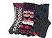 Funky Socks Mens, Set of 12, Sock size 10-13, Styles may vary