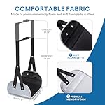 Foot Hammock for Plane Travel with Comfortable No Clashing Base, Portable Airplane Foot Rest Made with Memory Foam, Foot Sling Travel Essentials to Reduce Swelling and Soreness, Gifts for Travelers - Image 3