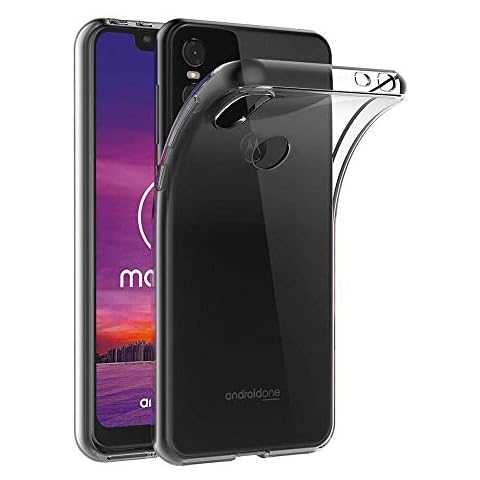 MaiJin Case for Motorola Moto One (5.9 inch) Soft TPU Rubber Gel Bumper Transparent Back Cover Cover