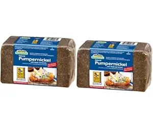 Mestemacher Pumpernickel Bread, 17.6 oz, Pack of 2