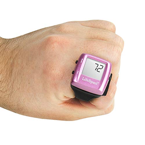 Lifespan Fitness Heart Rate Monitor Ring (Monitors: Heart Rate, Time, Stop Watch) - Choose Your Color! (Pink) #TOP7