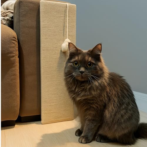 Arranhador de Sofá Arranhador para Gatos Várias Medidas 40cm à 65cm Fibra Natural (30CM)