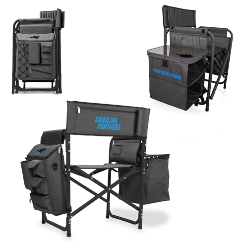 Image of Picnic TIME NFL Unisex-Adult NFL Fusion Camping Chair with Side Table and Soft Cooler, Beach Chair for Adults, Lawn Chair